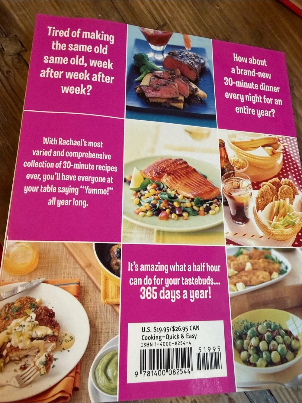 Rachel Ray Food Network 365:No Repeats softcover -A 30-minute meal cookbook - Picture 2 of 5